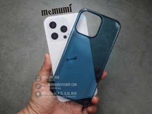Ốp Memumi Slim cứng trong suốt iPhone 15 Promax